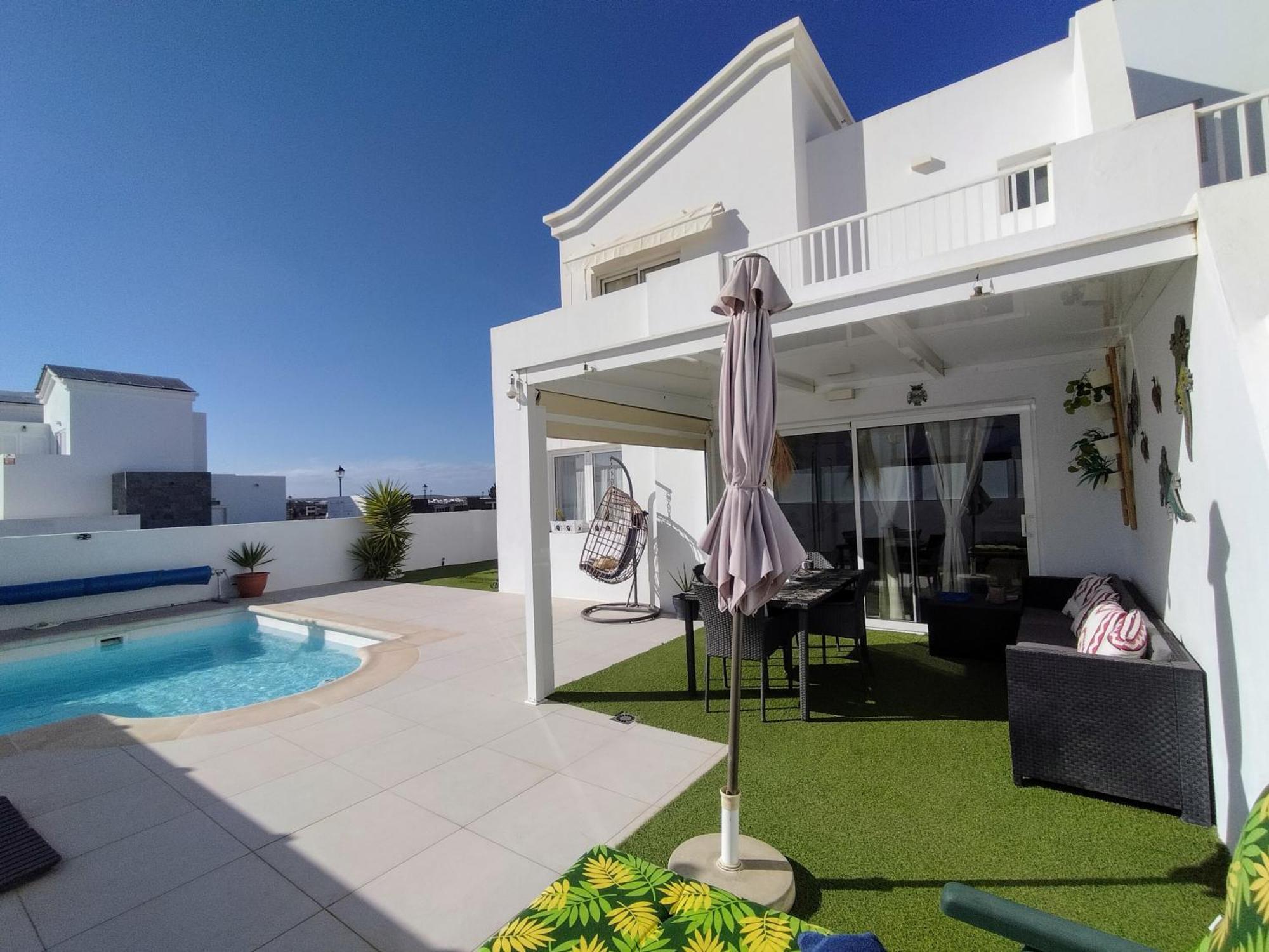 Lovely Villa Agua & Fuego,Heated Pool Playa Blanca  Extérieur photo