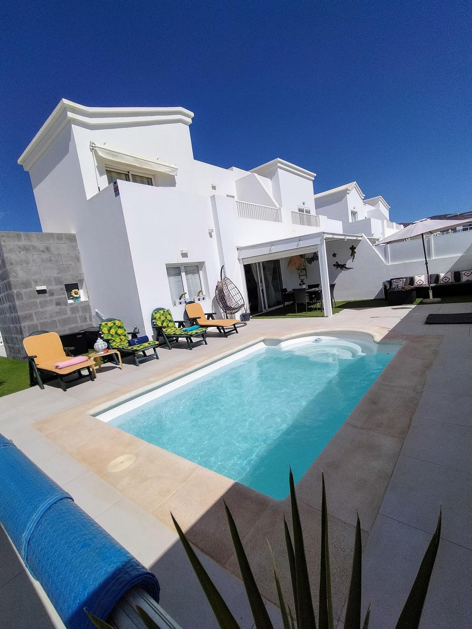 Lovely Villa Agua & Fuego,Heated Pool Playa Blanca  Extérieur photo