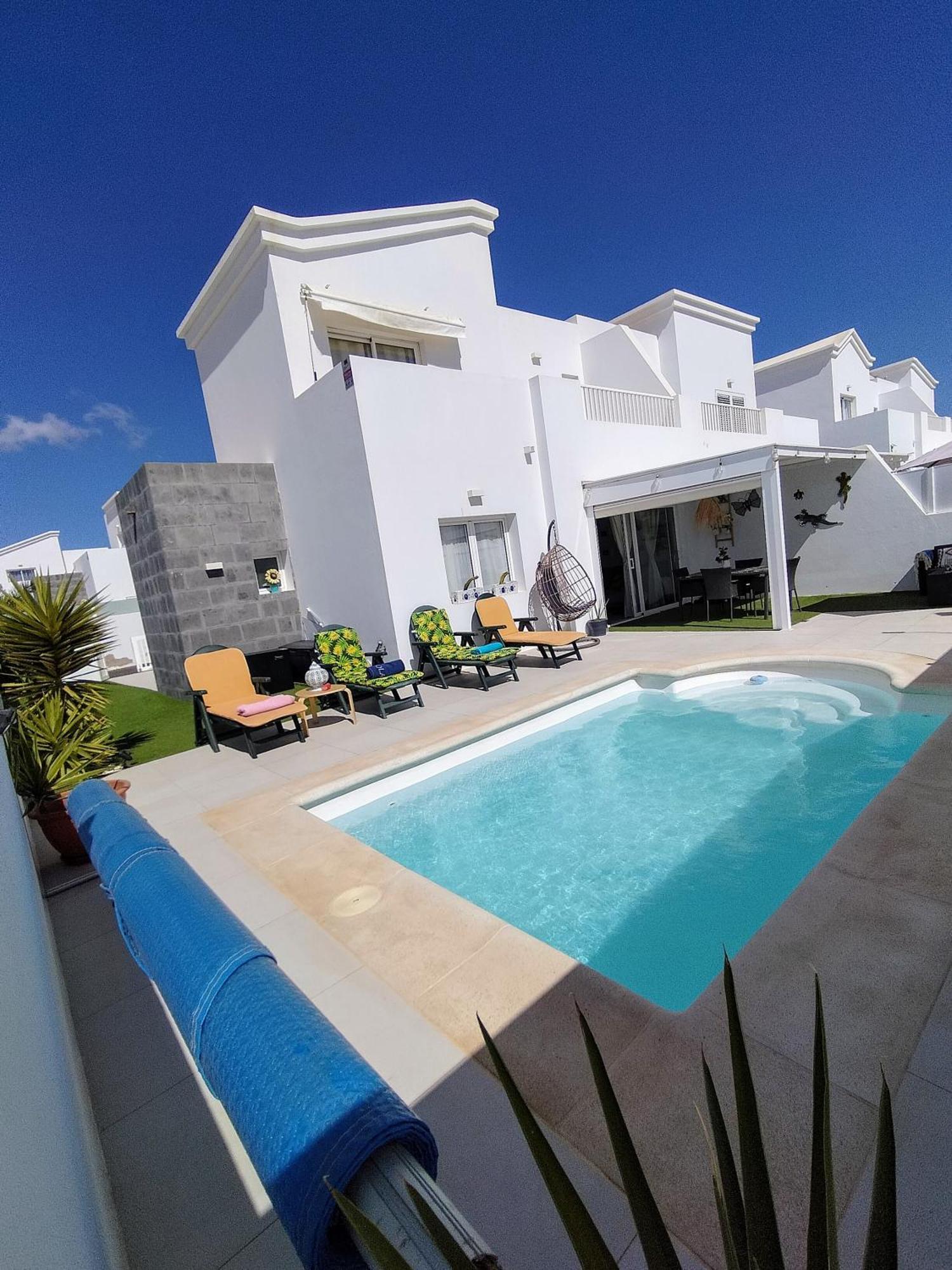 Lovely Villa Agua & Fuego,Heated Pool Playa Blanca  Extérieur photo